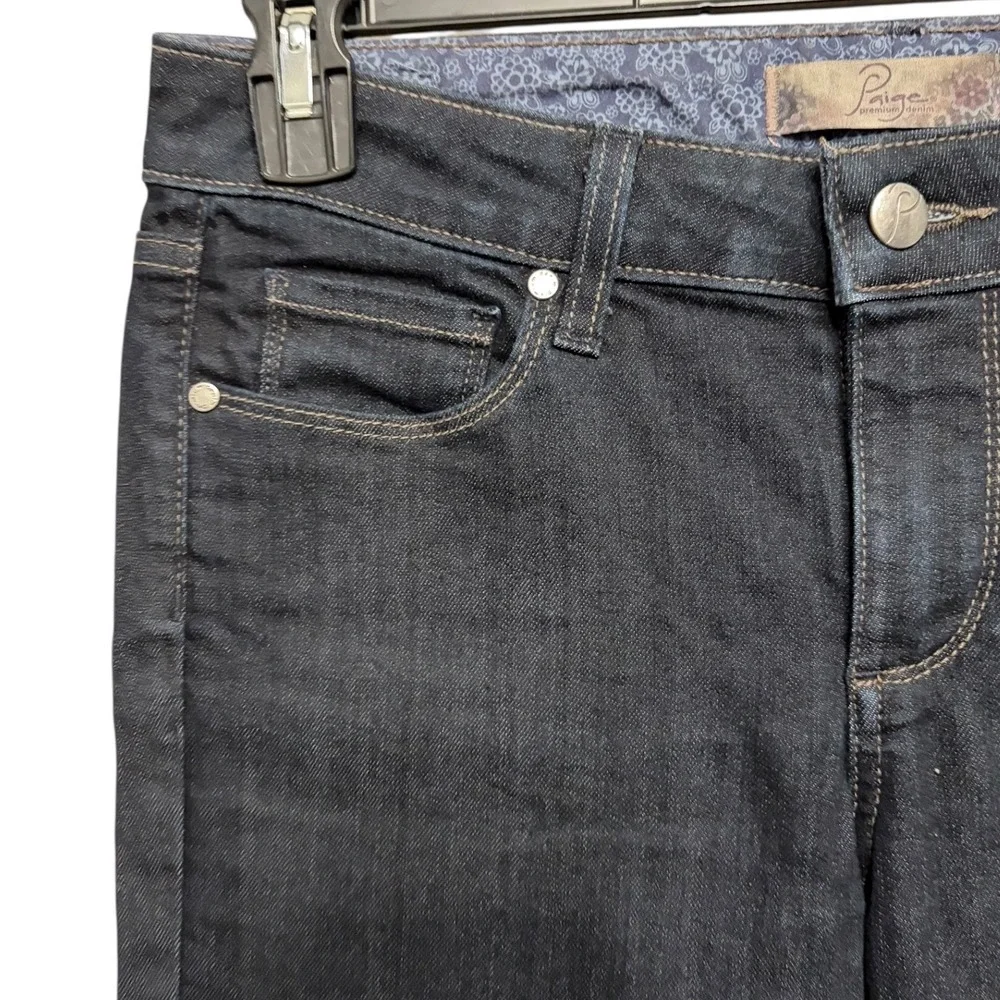 Paige Skyline Ankle Skinny Jeans Dark Wash Women's Size 28 Premium Denim‎
